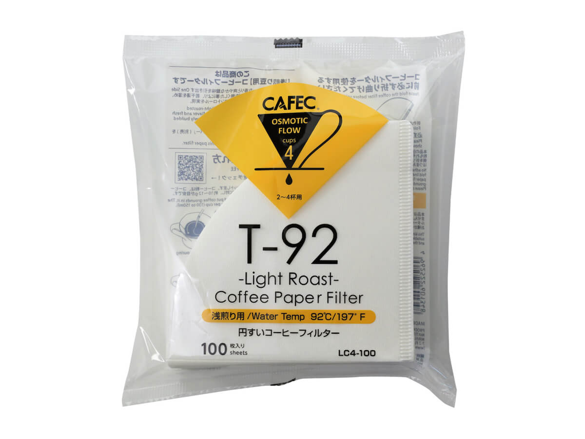CAFEC | LIGHT ROAST COFFEE PAPER FILTERS (100PK)