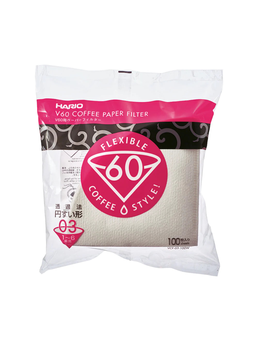 HARIO V60-03 Filters (100-Pack)